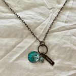 Handmade NEW! Brass Chain & Beachy Theme Charms Pendant Necklace Sand Dollar Turtle Photo 3