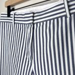 Derek Lam 10 Crosby Size 4 Striped Crop Flare Trousers Pant Work to Weekend Chic Photo 3