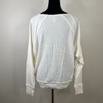Free People  Santa Clara Waffle Knit Thermal Long Sleeve Top in Alabaster White Photo 10