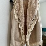 Orange Creek  Cream Textured Vest Photo 0