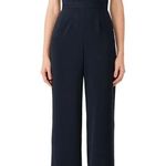 Jay Godfrey Brin Jumpsuit Midnight Navy Women's Size 8 Photo 12
