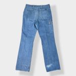 Cheap Jeans‎ 1970’s Vintage Wide Leg Jeans Size 32x32 Blue Photo 6