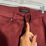 Liverpool Jeans Company Stitch Fix Liverpool Madonna Skinny Suede Leggings Deep Henna Size 4/27 Petite Photo 9