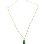 14K, carved chrysoprase Cat 🐱necklace, 4.4g Photo 5