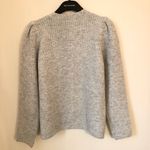 Vince Camuto  Puff Sleeve Cardigan Sweater Gray S Photo 4