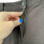 Eileen Fisher Brown Wide Leg Chino Cotton Ankle Pants Size Small *Sample Photo 3