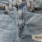 Levi's Levi’s Distressed High Rise Denim Shorts in Sapphire Dust - Size 24, Medium Wash Photo 14