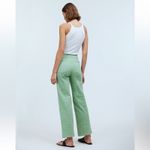 Madewell  The Petite Emmett Wide-Leg Crop Pant‎ in Pistachio Green Sz 33P NEW Photo 1