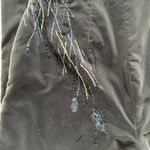 W By Worth Worth Woman’s Dark Green Velour Pants with Embroidery around the side zipper, Sz 6P Photo 9