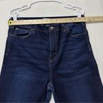 Celebrity Pink  Jeans Womens 13/31 Blue distressed Raw Hem Stretch Dark Wash Photo 5