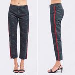 Sundry  x Anthropologie Side Trim Camo Le Soleil Pants in Charcoal Size 27 Photo 1