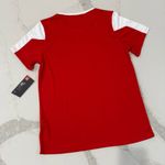 Under Armour NWT Athletic Heat Gear Soccer Jersey Women's Medium Loose Fit Red Photo 6