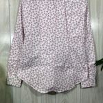 The Shirt Rochelle Behrens Button Down Blouse size S Small White Photo 5