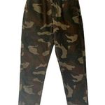 American Eagle  Super Stretch Green Camo Corduroy High Rise Mom Jeans Size 0 Photo 0