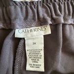 Catherines  Refined Elegant Pants Grey 3X Photo 2