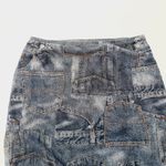 superdown Dayna Skirt in Blue Denim Photo 4