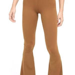 Aerie  Offline Real Me Flare Hi Rise Crossover Caramel Colored Leggings Photo 0