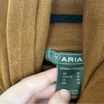 Ariat  Brown Double Turtleneck Supima Cotton Sweater Size Medium Photo 2