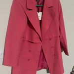 ASOS NWT Extro & Vert mini blazer dress with overlay in hot pink size 6 Photo 7