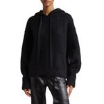 Maria McManus Brushed Fleece Wool Cashmere Blend Black Sweater Hoodie Size M‎ Size M Photo 7