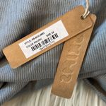 SKIMS  Cotton Rib Thong Bodysuit in Pacific, NWT Photo 5