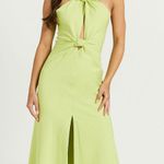 Showpo Amalie The Label Dress  Green Dress Photo 3