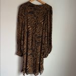 Ganni PRINTED GEORGETTE DRESS TIGER Photo 2