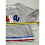 Dress Up NWT USA Heather Grey Sequin Top size large Photo 7