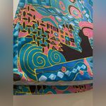 VTG 80s 90s Anthony Richards Blue & Pink Retro Maxi House Dress Kaftan Muumuu Size L Photo 11