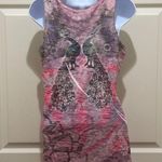 Happening in the present hip -  - Pink Peacock & Floral Tank Top Photo 5