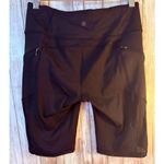 Athleta  Black Biker Shorts with Mesh Inserts - Size ST Tall Photo 3
