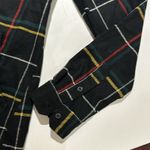 Pendleton  Wool Hooded Full Zipper Top Check black w/ multi color stripes Size S Photo 2