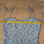 Reformation  Enya Floral Maxi Dress Clio‎ Blue 18 Photo 9