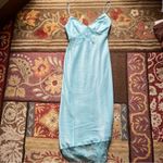 Urban Outfitters UO Rose Satin Maxi Dress Photo 3