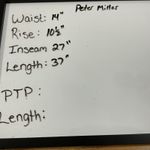 Peter Millar Womens Jeans Blue Straight Leg High Rise Denim Size 28R Photo 5