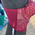 Victoria's Secret NEW VICTORIA SECRET 34B WOMENS Elegant Lace CORSET in Burgundy Photo 2