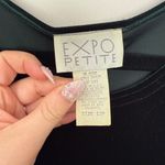 Expo Petite Women’s 12P Forest Green Velvet Dress Photo 2