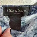 Blue Floral Slip Style Intimates Dress With Adjustable Straps And Lace On Bottom Size L Photo 4