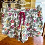 secret treasures Pajama Shorts SOFT Camo Floral Elastic Drawstring Womens Small Photo 3