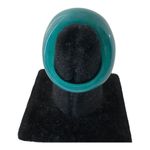 2 NIP Trendy Acrylic Fashion Big Rings In Ivory And Green Size 7 Photo 14