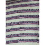 Talbots  Blazer Women 10 Ivory Pink Stripe Tweed Coat Career Preppy Retro Outdoor Photo 8