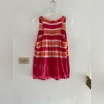 Ben and Lucia Anthropologie Aurora tie dye tank size S 100% silk Pink Photo 6