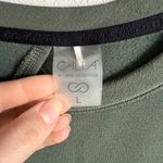 Calia by Carrie Underwood Green Keyhole Back Long Sleeve Blouse Womens L Size L Photo 3