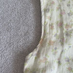 Kiko Comfortable Clothing Linen Vest Women’s Medium Hood Buttons Yellow Photo 6