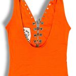 Biker Design Shore Wildwood New Jersey 2009 Tank Top Sz L Tight Fit Orange Size L Photo 1