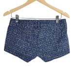 American Eagle Outfitters Womens Blue Geometric Pattern Denim Shorts Size 0 Photo 1