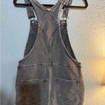 Driftwood  Black Denim Shotralls with Floral Embroidery. Size XS Photo 4