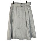 White House | Black Market WHBM Pleated Faux Wrap Midi Skirt 6 Photo 2