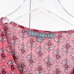 Sharagano  Mixed-Print Sharkbite Hem Dress Photo 4