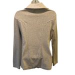 Banana Republic Heather Gray Full Zip Knit Jacket Sz. S Shawl Collar Pockets Photo 4